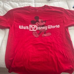 Disney Red Mickey Mouse Graphic Tee